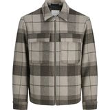 Jack & Jones - Jprccrussel Wool Blend Jacket - Jas - Brindle/check