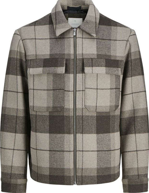 Jack & Jones - Jprccrussel Wool Blend Jacket - Jas - Brindle/check