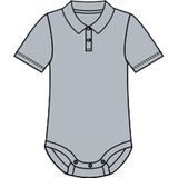 Biologisch Katoen - Romper - Korte Mouwen - Met Polokraag