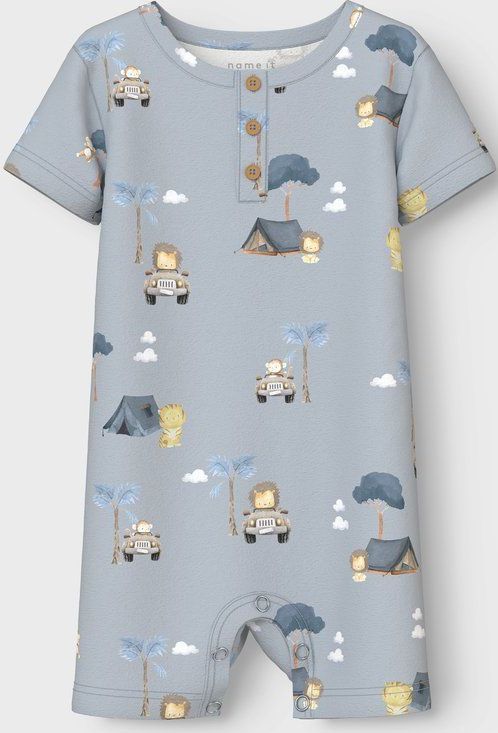 Print - Zonnepakje - Ribgebreid - All-over Print