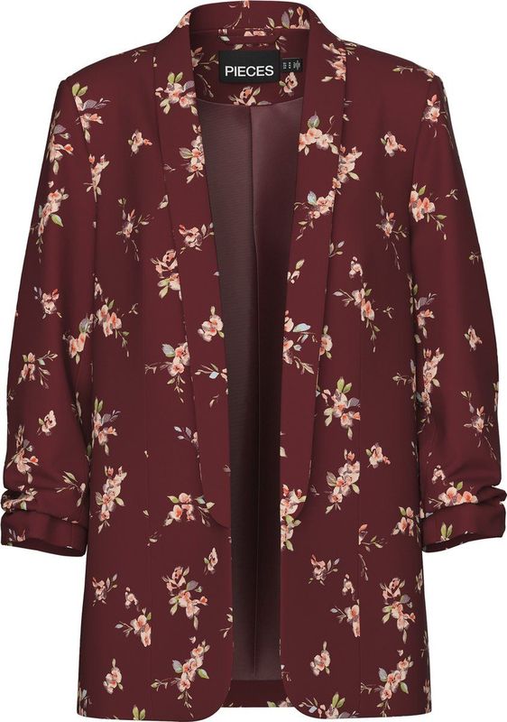 Pieces - Bosella - Blazer - All-over Motief - Sjaalkraag - Regular Fit