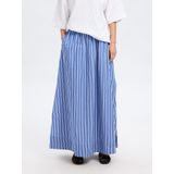 Gestreept - Maxi Rok - Multicolor - High-waist - Gemaakt met gerecycled katoen