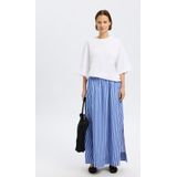 Gestreept - Maxi Rok - Multicolor - High-waist - Gemaakt met gerecycled katoen