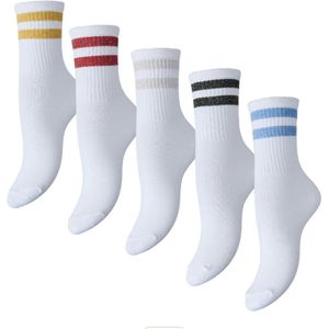 Sokken - 5-pack - Multikleur - 90% Polyester, 6% Elastan, 4% Metalliske Fibre