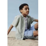 Top - Jacquard - Korte Mouwen - Regular Fit