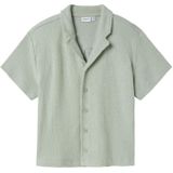 Top - Jacquard - Korte Mouwen - Regular Fit