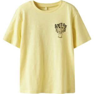 Top - O-hals - Korte Mouwen - Jersey - Schuim Print - Regular Fit