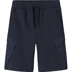Shorts - Cargostijl - Zwart - Katoen - Normale Pasvorm
