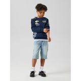 Name it - Nkmfesab - Sweatshirt - Navy Blauw - Zomercollectie