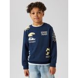 Name it - Nkmfesab - Sweatshirt - Navy Blauw - Zomercollectie