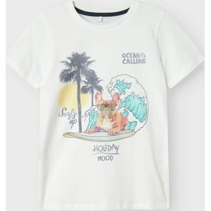 Top - Fotoprint - Jersey - Korte Mouwen - Regular Fit