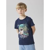 Top - Fotoprint - Jersey - Korte Mouwen - Regular Fit