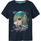 Top - Fotoprint - Jersey - Korte Mouwen - Regular Fit