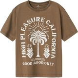 Top - Rubberen Print - Jersey - Korte Mouwen - Regular Fit