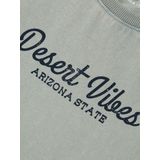 Name It - Nkmhaldi SS Top Box - Slate Gray - T-shirt - Korte Mouwen