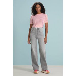 ONLY - ONLHOPE - Jeans - Grijs - High Waist Wide Leg