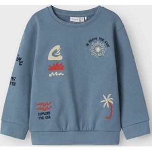 Name It - Trui - Zomerprint - Ungekamde Sweatstof - Casual Look