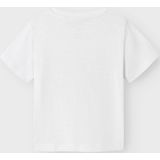 Name It - NmmHaldur - T-Shirt - Bright White - Katoen - Met Print