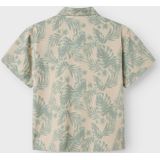 Overhemd - Linnenlook - Blauw - Normale Pasvorm - Kent-kraag