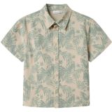 Overhemd - Linnenlook - Blauw - Normale Pasvorm - Kent-kraag