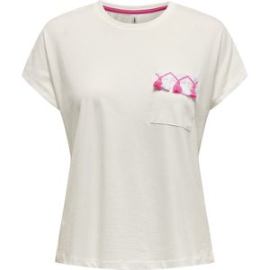 ONLY - ONLJILL LIFE TOP BOX JRS - Blouse - Wit - Katoen