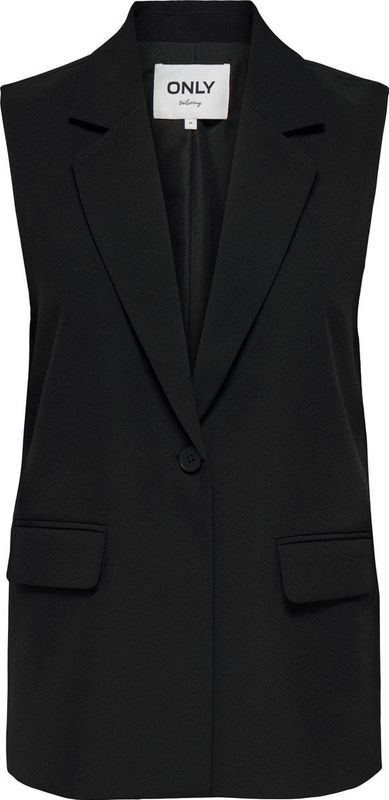 ONLY - ONLELLY LIFE - Gilet - Zwart - Dames