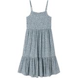 Jurk - All-over Print - Mouwloos - Vierkante Hals