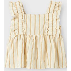 Top - All-Over Print - Geweven Stof - Vierkante Hals - Kapmouwen - Regular Fit