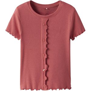 NAME IT KIDS T-shirt koraalrood