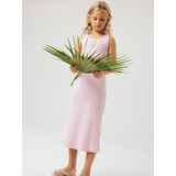 Jerseyjurk - Effen - 3/4 Lengte - Mouwloos - Slanke Pasvorm