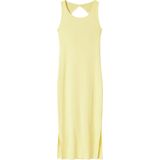 Jerseyjurk - Ronde Hals - Mouwloos - Cut-out Detail - Tight Fit