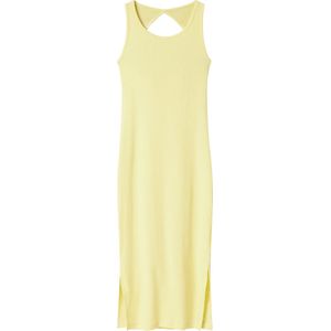 Jurk - Jersey - Effen - Mouwloos - Slanke Pasvorm - 3/4 Lengte