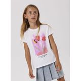 Print T-shirt - Multi - Jersey - Korte Mouwen - Ronde Hals