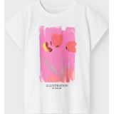 Print T-shirt - Multi - Jersey - Korte Mouwen - Ronde Hals