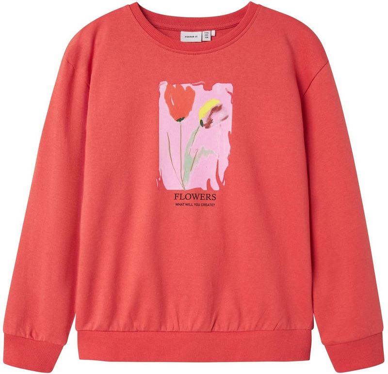 Name It - Sweater - Koraal - Voor Meisjes