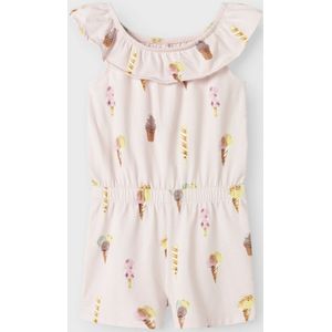 Overall - NMFJOBETH - Katoen - All-over Patroon - Mouwloos