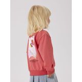 Name It - NmfFatima - Sweatshirt - Gekruid Coral - Katoen