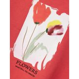 Name It - NmfFatima - Sweatshirt - Gekruid Coral - Katoen