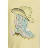 NAME IT - Nmfhadia Ss Top - Lemon Meringue - Katoen