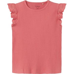 Name It - Nmfhalina Ss - T-shirt - Spiced Coral
