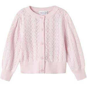 Gebreide Cardigan - Geometrisch Patroon - Ronde Hals - Regular Fit