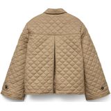 Vmholte - Gequilte Jas - Kort - Lange Mouwen - Gespreide Kraag - Voorzakken - Volledig Gevoerd