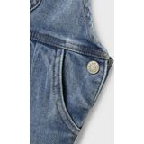 Denim - Tuinbroek - Regular Fit - Met Drukknopen - Voorzakken en Achterzakken