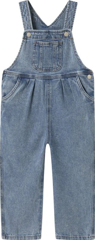 Denim - Tuinbroek - Regular Fit - Met Drukknopen - Voorzakken en Achterzakken