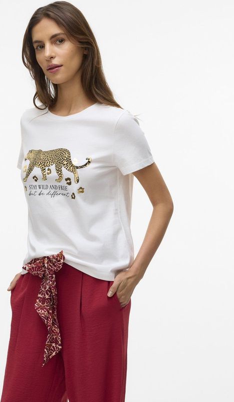 Vero Moda - Feo Shirt - Wit - T-shirt