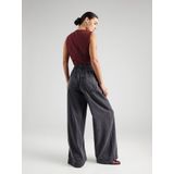 PIECES - PCJASMINE - Jeans - Zwart - Wide Leg - High Waist