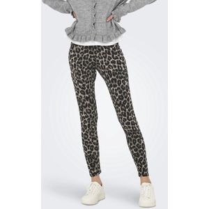 JDY - JDYCHARLOTTE - Legging - Taupe/Donkergijs - Skinny Fit - High Waist