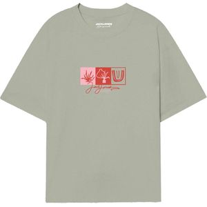 JACK & JONES ORIGINALS - T-shirt - Grijsgroen