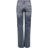 Only - ONLBLUSH - Straight Fit Jeans - Special Blue Grey Denim - Mid Waist