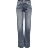 Only - ONLBLUSH - Straight Fit Jeans - Special Blue Grey Denim - Mid Waist